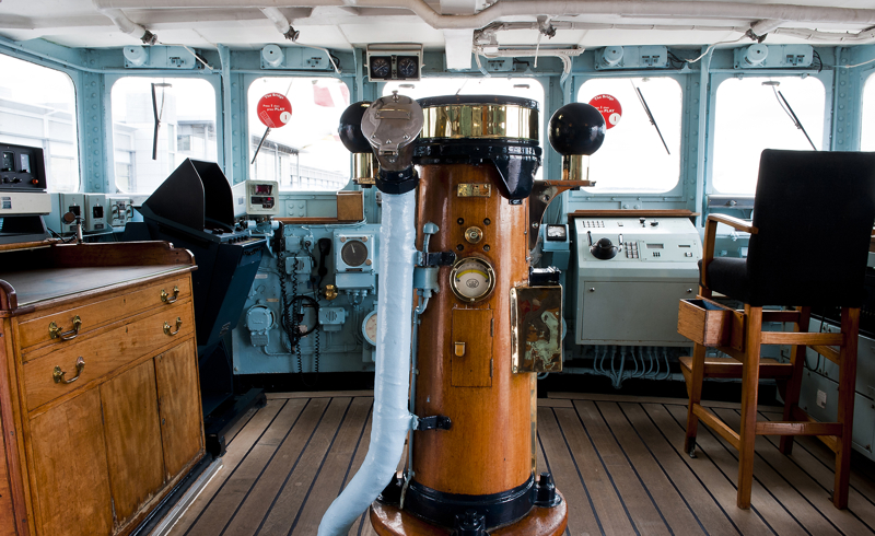 Royal Yacht Britannia bridge